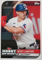 2024 Topps Hobby RIP Night #24 Wyatt Langford Baseball Card