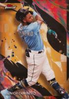 2024 Topps Finest #198 Junior Caminero Gold Refractor Baseball Card