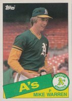 1985 Topps #197 Mike Warren Baseball Card
