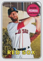2018 Topps Heritage  #349 Dustin Pedroia Baseball Card