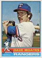 1976 Topps #327 Dave Moates Baseball Card