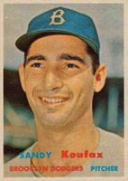 1957 Topps #302 Sandy Koufax Baseball Card