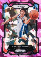 2023 Panini Prizm #115 Chet Holmgren Pink Ice Basketball Card