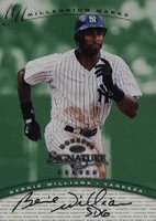 1997 Donruss Signature Millennium Marks # Bernie Williams Baseball Card