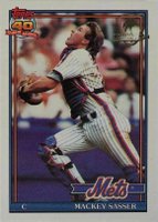 1991 Topps Desert Shield #382 Mackey Sasser Baseball Card