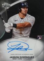 2024 Topps Chrome Black Ivory Autographs #JD Jasson Dominguez Baseball Card