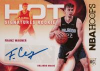 2021 Panini NBA Hoops Hot Signatures Rookies #HSRFW Franz Wagner Basketball Card