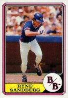 1987 Boardwalk & Baseball Top Run Makers #30 Ryne Sandberg Baseball Card