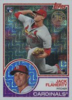 2018 Topps Silver Pack 1983 Chrome Promo #14 Jack Flaherty Baseball Card
