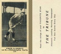 1916 Altoona Tribune #106 Fred Luderus Baseball Card