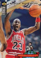 1994 Upper Deck Jordan 94-95 He's Back Reprints #402 Michael Jordan 1994 Collector's Choice Basketball Card