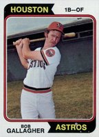 1974 Topps #21 Bob Gallagher Baseball Card