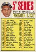 1967 Topps #361 5th Series Checklist 371-457 Baseball Card