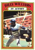 1972 Topps #440 Billy Williams In Action Baseball Card