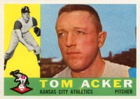 1960 Topps #274 Tom Acker Baseball Card