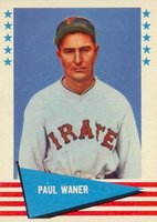 1961 Fleer #85 Paul Waner Baseball Card