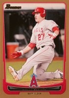 2012 Bowman #34 Mike Trout Gold Baseball Card