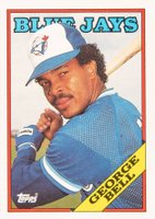 1988 Topps #590 George Bell Baseball Card