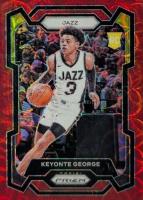 2023 Panini Prizm #127 Keyonte George Red Choice Basketball Card