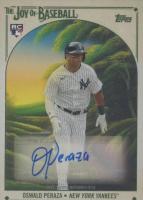 2023 Topps X Bob Ross the Joy of Baseball Autograph #92A Oswald Peraza Baseball Card