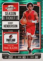 2023 Panini Contenders Optic #46 Scoot Henderson Green Pulsar Basketball Card