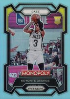2023 Panini Prizm Monopoly #87 Keyonte George Light Blue Basketball Card
