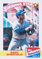 1989 Bazooka #19 Gary Sheffield Baseball Card