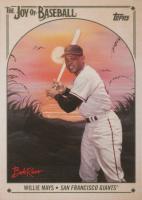 2023 Topps X Bob Ross the Joy of Baseball #64 Willie Mays Baseball Card
