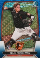 2023 Bowman Mega Box Chrome #40 Adley Rutschman Blue Baseball Card