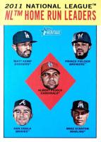 2012 Topps Heritage  #3 NL Home Run Leaders Baseball Card