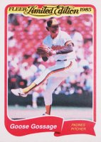1985 Fleer Limited Edition #10 Goose Gossage Baseball Card