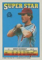 1988 O-Pee-Chee Stickers #8 Schmidt/Griffey/White Baseball Card