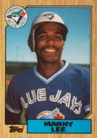 1987 Topps Tiffany #574 Manny Lee Baseball Card