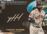 2023 Topps Inception Inception Silver Signings #ISSYA Yordan Alvarez Baseball Card