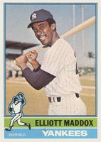 1976 Topps #503 Elliott Maddox Baseball Card