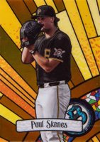 2023 Bowman Draft Bowman Glass #BGA1 Paul Skenes Gold Baseball Card