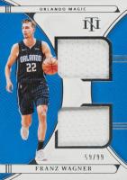 2021 Panini National Treasures Rookie Dual Materials #FWG Franz Wagner Basketball Card