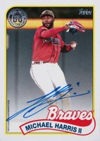 2024 Topps 1989 Topps Baseball Autographs #89BAMHA Michael Harris II Baseball Card