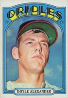 1972 Topps #579 Doyle Alexander Baseball Card