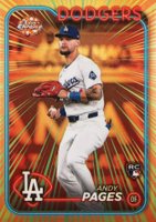 2024 Topps Chrome Radiating Rookies #RR26 Andy Pages Update Baseball Card