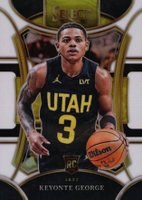 2023 Panini Select #305 Keyonte George White Prizm Basketball Card