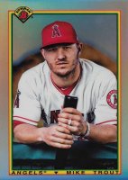 2020 Bowman Chrome 1990 Bowman #90BMT Mike Trout Baseball Card