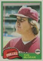 1981 Topps #40 Tug McGraw Baseball Card