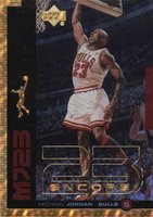 1998 Upper Deck Encore MJ23 #M2 Michael Jordan Gold F/X Basketball Card