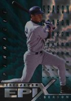 1998 Pinnacle Epix  #E8 Derek Jeter Season-Emerald Baseball Card