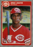 1985 Fleer #533 Eric Davis Baseball Card