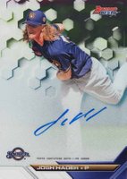 2016 Bowman's Best Best of 2016 Autograph #B16JH Josh Hader Baseball Card