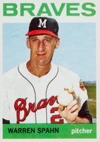 1964 Topps #400 Warren Spahn Baseball Card