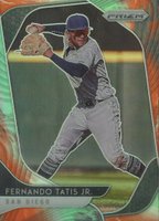 2020 Panini Prizm #193 Fernando Tatis Jr. Cosmic Haze Prizm Baseball Card