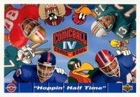 1992 Upper Deck Comic Ball 4 #136 Hoppin' Half Time Football Card